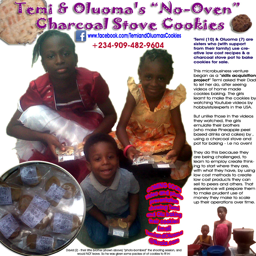 Flyer - Temi & Oluoma's No-Oven Charcoal Stove Cookies