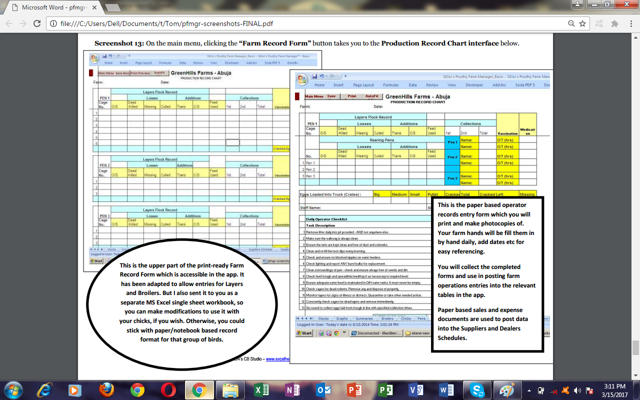 pfm-shot-farm-record-form